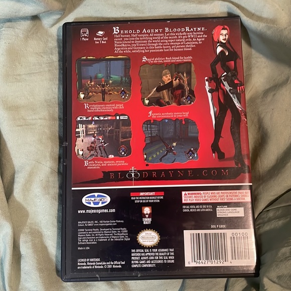 Bloodrayne video game for Gamecube - used - Picture 2 of 5